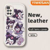 YIWESAN เคสสำหรับ Xiaomi Redmi 10 Prime Redmi,เคส10C ลายการ์ตูนนำโชคบางดีไซน์ใหม่เคสโทรศัพท์มีลายนุ่มหนังกล้องฝาปิดด้านหลังเลนส์เต็มเคสกันกระแทก