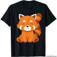 มีสินค้า เสื้อยืดลายแพนด้าสีแดง Kawaii Red Panda