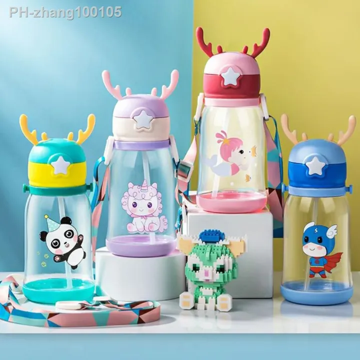 600ml-antler-creative-cartoon-baby-feeding-cups-portable-kids-sippy-cup-leakproof-water-bottles-children-39-s-drinkware
