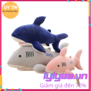 Gấu Bông gối ôm Cá Mập Baby Shark 50cm - Thú nhồi bông cao cấp