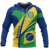 3D HOODIE-  2023 new design- PLstar Cosmos 3DPrint Newest Brazil Flag Art Unique Men/Women Premium Hrajuku Casual Streetwear Hoodies/Zip/Sweatshirt Style-6