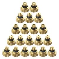 20 PCS Water Hose Nozzle Nozzle Mister Atomizing Water Fog Spray Misting Sprayer Stainless Steel Prime