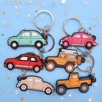 【CW】卍  1PCS Keychain Kawaii Cartoon Rings Car Truck Pattern Holders Adult Keys Kids Trinkets