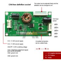 【LZ】☽∋  CA-255S 10-48 polegadas led lcd tv backlight placa de corrente constante impulso driver inversor placa 22-60 polegada 55-255v atual booster boa