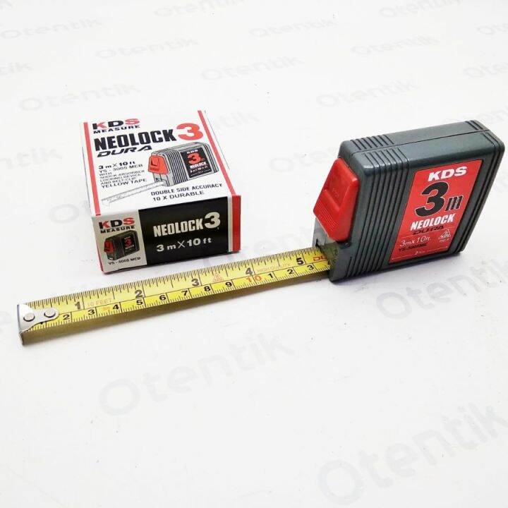 KDS METERAN 3 METER NEOLOCK ORIGINAL JEPANG MEASURING TAPE JAPAN 3