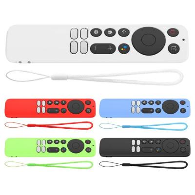 TV Stick Silicone Case Anti-Lost Lanyard Controller Protector Cover Full Edge for Oneplus Tv Q2 Pro Remote Control Case cozy