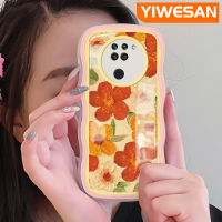 YIWESAN เคสสำหรับ Xiaomi Redmi โน๊ต9 Pro Note 9S M2 Poco Pro ลายดอกไม้ภาพวาดสีน้ำมันแฟชั่นกันกระแทกแบบใสนิ่มเคสมือถือโปร่งใสลายกล้องถ่ายรูปสร้างสรรค์เคสซิลิกาเจลป้องกัน