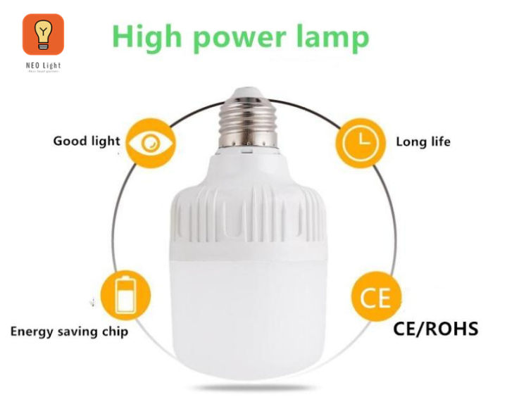 neo-light-30w-white-shell-หลอด-led-ประหยัดพลังงานใช้สำหรับห้องน้ำห้องครัวกลางแจ้ง-gare