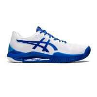 Asics รองเท้าเทนนิสผู้ชาย Gel-Resolution 8 | White/Tuna Blue ( 1041A345-960 )