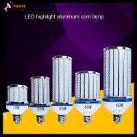 FANNIE ฐานสกรู E27 หลอดไฟข้าวโพด LED 15-100วัตต์ค่ะ อลูมิเนียมอลูมินัม หลอดไฟเทียน LED โคมไฟระย้าบ้าน แสงที่อบอุ่น หลอดไฟแอลอีดี ของตกแต่งบ้าน