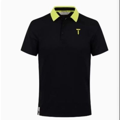 EuropeanTour European tour golf clothing mens short sleeve T-shirt thin elastic Polo shirt in summer golf