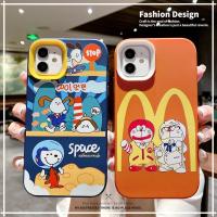 เคสโทรศัพท์มือถือซิลิโคน แบบหนา ลายการ์ตูนสุนัข แมว สีแคนดี้ สําหรับ 6s 7 8 plus XR 12 13 pro max 2 1