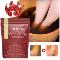 10pcs/Bag Foot Cleansing Soak Gel Beads Natural Herbal Slimming Foot Bath Capsule Shape Up Detox Relieve Fatigue Swelling Care