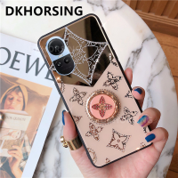 DKHORSING แม่พิมพ์กลมสำหรับ OPPO Reno 10 / Reno10 Pro / Reno10 Pro + INS เคสมือถือแบบแข็งใหม่ซิลิโคน Oppo Reno 10 5G ฝาหลังติดเพชรกากเพชรแหวนใส่นิ้ว OPPO Reno 10Pro 5G 2023