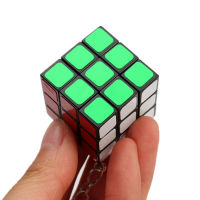 ก้อนเมจิกพวงกุญแจ3x3x3 3เซนติเมตรก้อนเมจิกของขวัญเมจิก Cube จี้บิดปริศนาของเล่นสำหรับเด็ก