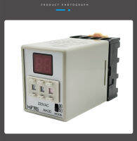 ดิจิตอลแสดงเวลารีเลย์ AH3D-DM,CH3-N ตัวจับเวลา0.001s-99h หน้าจอLEDพร้อม socket