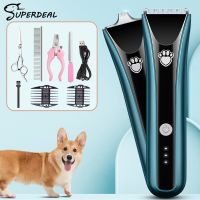 Dog Shaver Clippers Electric Dog Hair Clippers Grooming (Pet/Cat/Dog/Rabbit) Haircut Trimmer Tools Low Noise Rechargeable