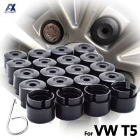 Newprodectscoming 20Pcs Wheel Nut Bolt Head Covers Caps 19mm Black Tool For VW Transporter T5 T6 2003 2004 2005 2006 2007 2008-2020 Car Styling