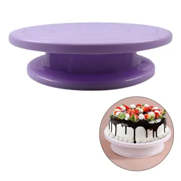 11 Inch Rotating Cake Turntable Cake Stand Spinner for Cake Decorations  Pastries