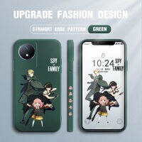 GGK เคสโทรศัพท์สำหรับ Vivo Y02 Y02T Y02A การ์ตูนสุดสร้างสรรค์สไตล์ญี่ปุ่น,เคสโทรศัพท์คลุมทั้งหมดน้ำรูปแบบขอบสี่เหลี่ยมเคสป้องกันกล้องปลอกซิลิโคน