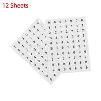 12 Sheets Numbers 0-9 Self Adhesive Scrapbooking Sticker Round Circle Labels Decoration Stickers Office School Supplies Stickers Labels