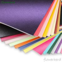 20sheets 250gsm A4 Pearl Craft Paper Wrapper Handmand Origami Color Shiny Cardstock Paper Making Cardboard Thicken Kraft Paper Artificial Flowers  Pla
