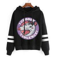 Orca I Choose Violence Seal By Tobe Fonseca Hoodies for Womens Clothing Long Sleeve Sweatshirts Hooded Hoodies Oversize Hoodies