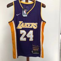 เสื้อเจอร์ซีย์ปักลาย Nba24/7 Kobe No. 8 Lakers ชุดกีฬาบาสเกตบอลเสื้อผ้า Lakers ชุดกีฬาบาสเกตบอลชู้ดบาสเกตบอลจริง