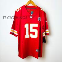 คุณภาพสูงและเป็นที่นิยมมากที่สุด Jerseys NFL Football Premium Jersey Rugby P. เสื้อเจอร์ซีย์ปักลาย Mahomes 12 Chiefs Plus Size Men