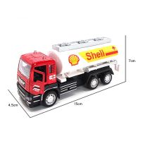 (รถตู้บรรทุกDHL▶️รถน้ำมันShell (6ล้อ) ) โมเดลรถเหล็ก รถตู้ รถบรรทุก รถไปรษณีย์ DHL มีลานวิ่งได้ เปิดประตูได้ รถของเล่น [ New Special Price!! ]