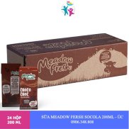 Thùng 24Hhộp Sữa Meadow Fresh Socola - Chocolate 200ml