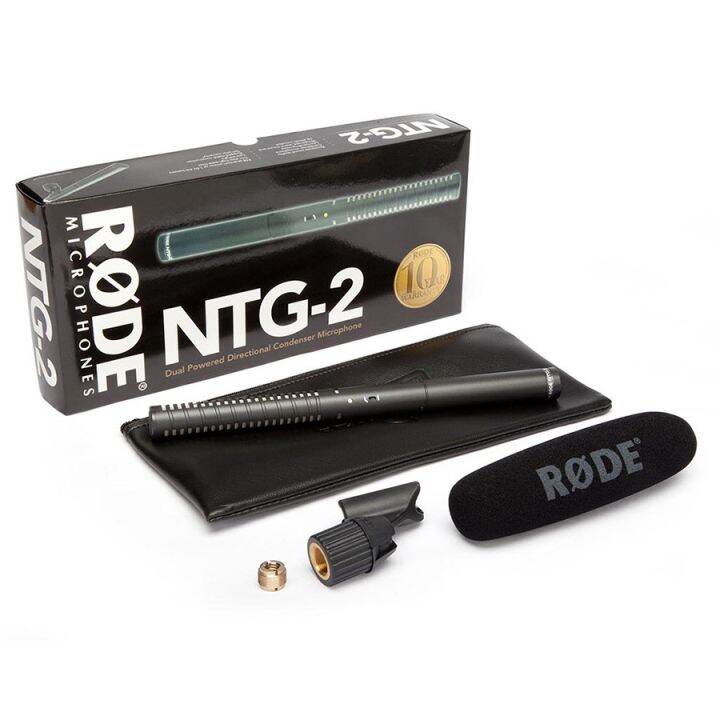 RODE super cardioid condenser shotgun mic, HPF. P48/AA powered (NTG-2 ...