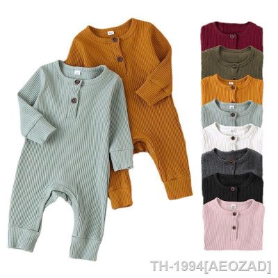 ™☾✶ Macacão de algodão manga comprida para bebê recém-nascido macacão meninos e meninas playsuit roupas infantis outono