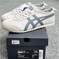 Onitsuka [ของแท้ 100] Mexico66 รองเท้าผ้าใบลําลอง เหมาะกับการวิ่ง สําหรับผู้ชาย ผู้หญิง