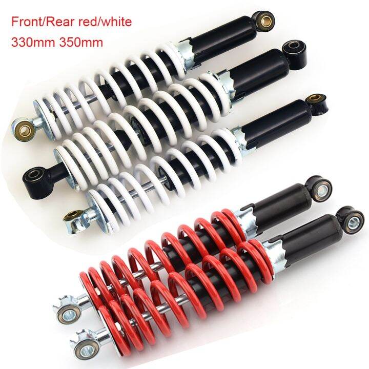 front-rear-shock-absorber-motorcycle-hydraulic-suspension-spring-shocker-absorbers-1200lbs-330mm-350mm-red-white-atv-oil-dampers