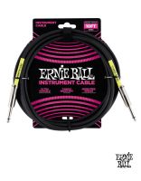 ERNIE BALLสายแจ็คกีตาร์ 3 เมตร หัวตรง/หัวตรง แบบตัวนำสัญญาณคู่ (Guitar &amp; Instrument Cable / P06048)