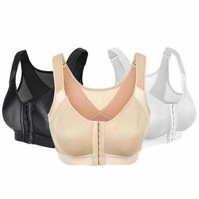 Hot Women Posture Corrector Bra Sports Bras Wireless Back Support Push Up Fitness Bra Underwear