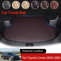 รถด้านหลัง Trunk Mat ถาดกันน้ำชั้น Pad Space Boot Carg อุปกรณ์เสริมสำหรับ Toyota Crown Royal Saloon S180 2004 ~ 2008 2007