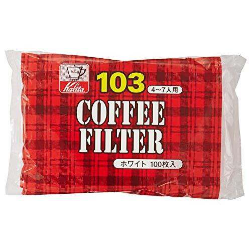 Kalita Coffee Filter White NK103 Filter Paper 100 Sheets for 47 People