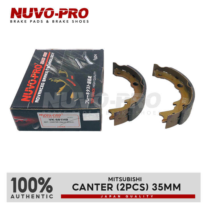 NUVO BRAKE SHOES MITSUBISHI CANTER VK681HB 1SET Lazada PH