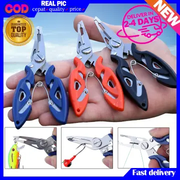 Generic Stainless Steel Fishing Pliers And Scissors Line Cutter Lure Bait  Remove Hook Tool Kits All For Fishing Accessories New