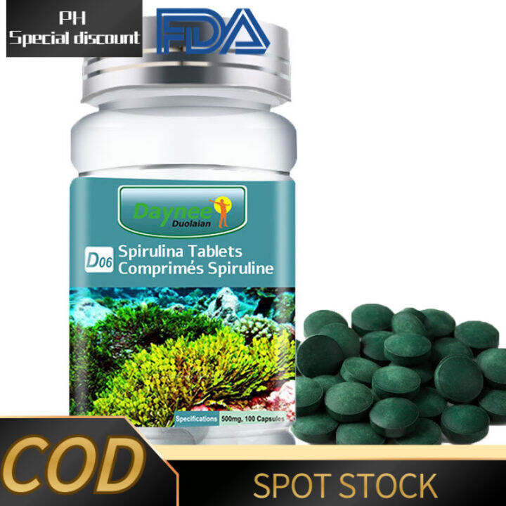 Spirulina Tablets Develop immunity from disease Spirulina food