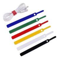 10/30/50/100PCS Releasable Cable Ties Colored Plastics Reusable Cable ties Nylon Loop Wrap Zip Bundle Ties T-type Cable Tie Wire