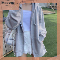 [MERVIN]?[HOT SALE]?? เสื้อกันหนาวแขนยาวมีฮู้ดแบบมีซิปขนาดใหญ่พิเศษของผู้หญิงสำหรับฤดูใบไม้ร่วง