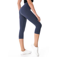NWT Eshtanga Woman Capris Top Quality Women Yoga High Elastic Waist Solid Skinny Stretch Leggings Size XXS-XL Free Shipping