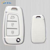 fvdbsdv Fashion Car Remote Key Case Cover Shell Fob For Hyundai Elantra Solaris 2017 Santa Fe Verna Tucson i35 i40Genesis F Accessories