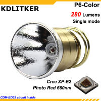 KDLITKER P6-COLOR Cree XP-E2 Photo Red 660nm 280 Lumens P60 Drop-in Module (1 pc)