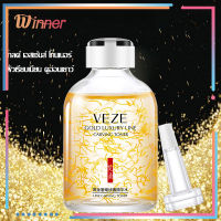 เซรั่มเพียวโกลด์ VEZE 24K PURE GOLD SERUM 100ml. เซรั่มทองคำบริสุทธิ์ 24k หน้าเนียนกระจ่างใส ด้วยคุณค่าจากทองคำ แพคเกจใหม่ （622）