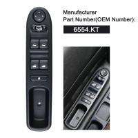 6554.KT 6554KT LHD Master Power Window Control Switch Electric For Peugeot 307 Break 2000-2014 307SW 2002-2014 307CC 2003-2014