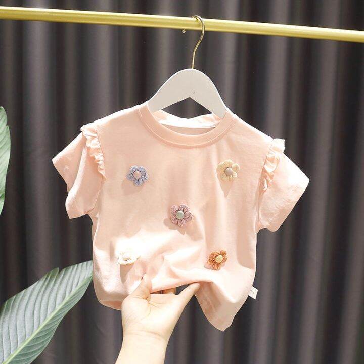 candy-style-babycat-พร้อมส่ง-ลดกระหน่ํา-เสื้อยืดแขนสั้น-พิมพ์ลายลูกไม้น่ารัก-สไตล์เกาหลี-ญี่ปุ่น-ฤดูร้อน-สําหรับเด็กผู้หญิง